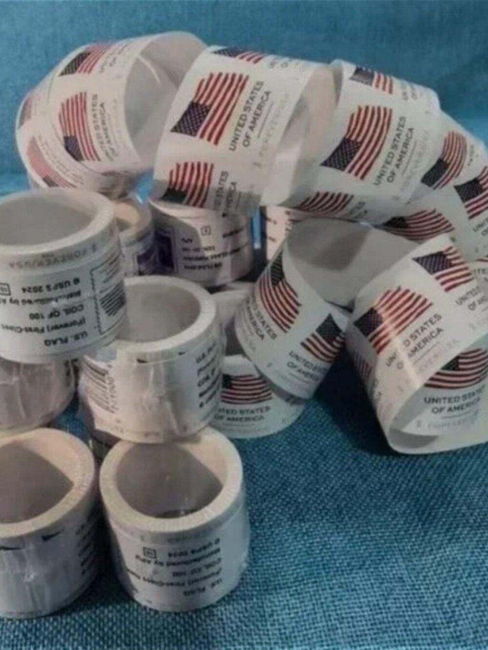 6000 forever stamps of 2025 Mail U.S.A. Flag Postage💢